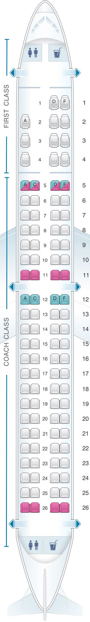 embraer 175 seating chart republic