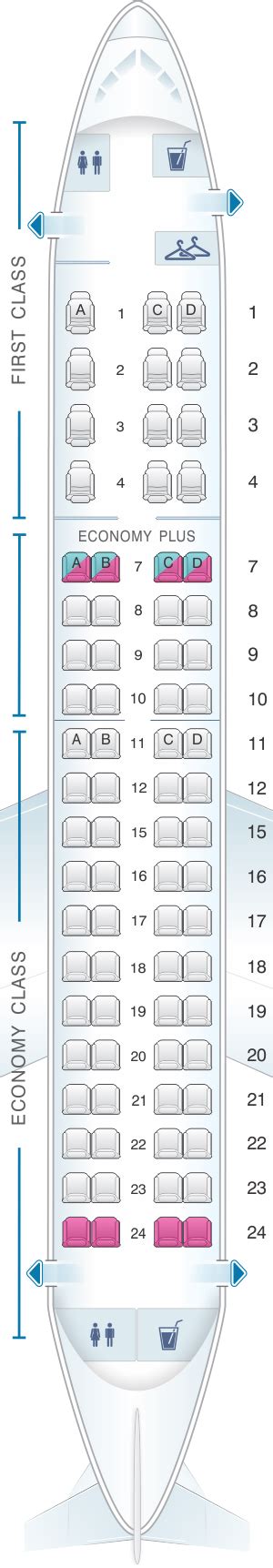 embraer 175 seating chart united airlines