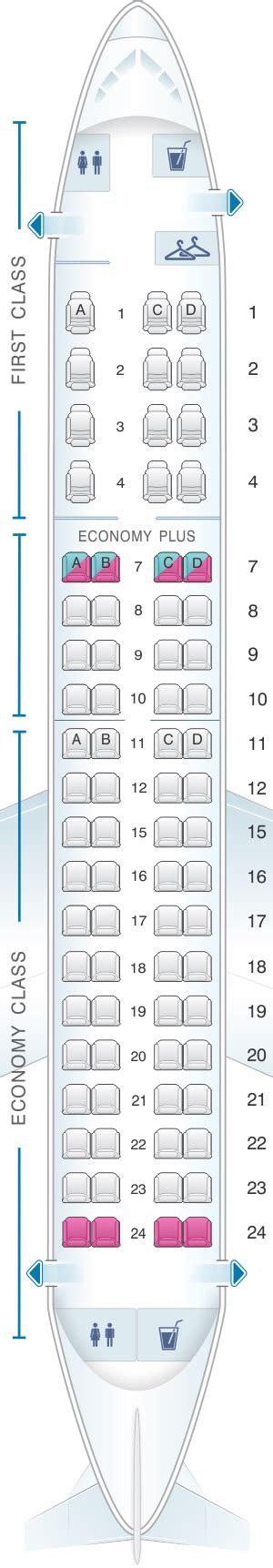 embraer emb 175 seating chart