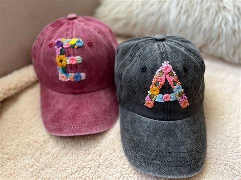 Embroidered Hat Letters