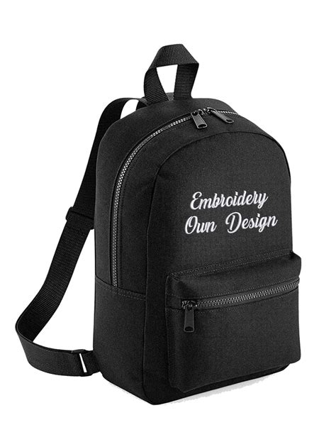 Embroidered Mini Backpack