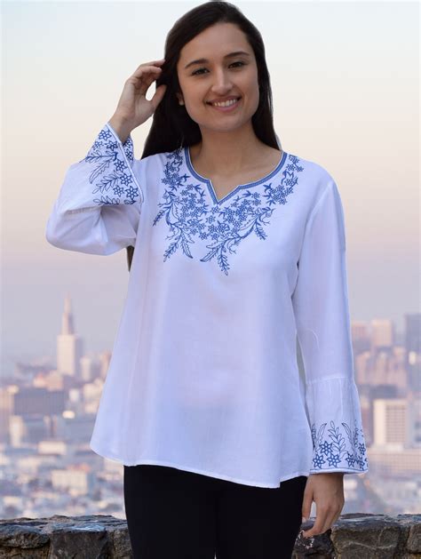 Embroidered Rayon Blouse