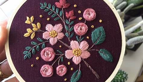 Ribbon Embroidery Flowers by Hand Silk ribbon embroidery