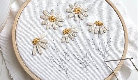 Embroidery Designs Easy Simple Flowers Pattern (PDF) Jessica Long