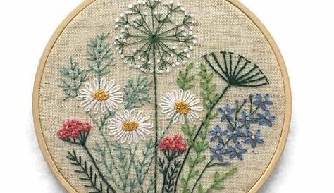 13 Flower Embroidery Patterns To Inspire Your Spring