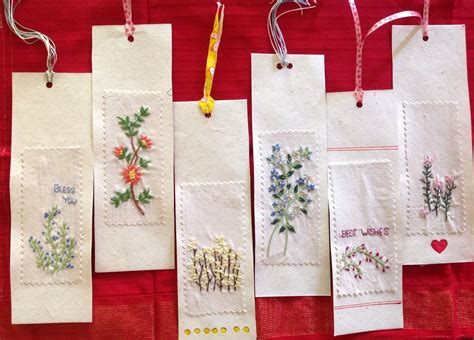 Embroidery Bookmark Patterns Free