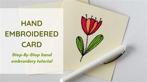 Embroidery Cards Hand
