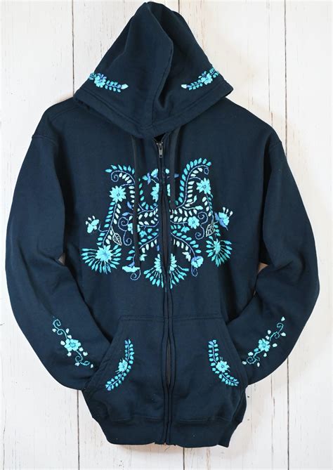 embroidery designs on hoodie