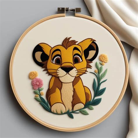 embroidery disney