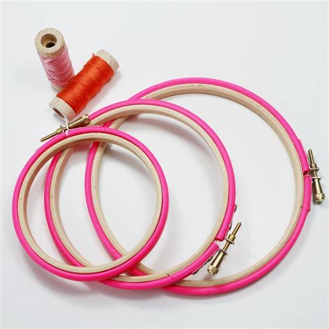 Embroidery Hoops Pink
