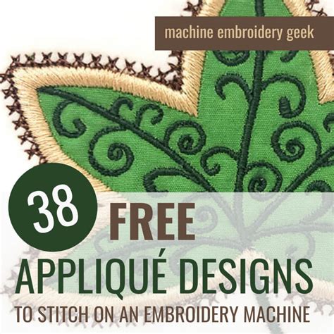 Embroidery Machine Applique Patterns