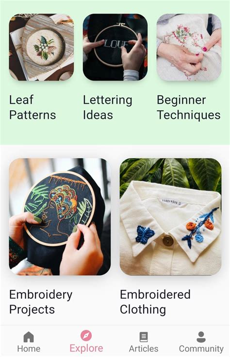 Embroidery Stitching App