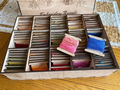 Embroidery Thread Storage Boxes