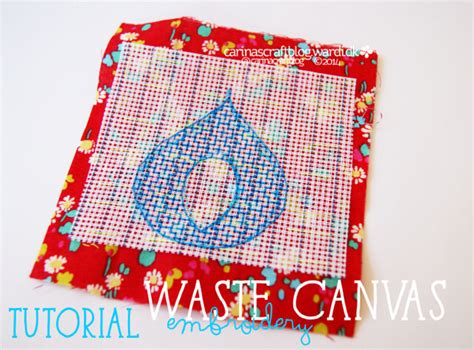 Embroidery Waste Canvas