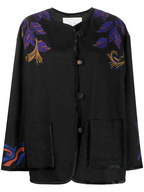 Embroidery Wool Jacket