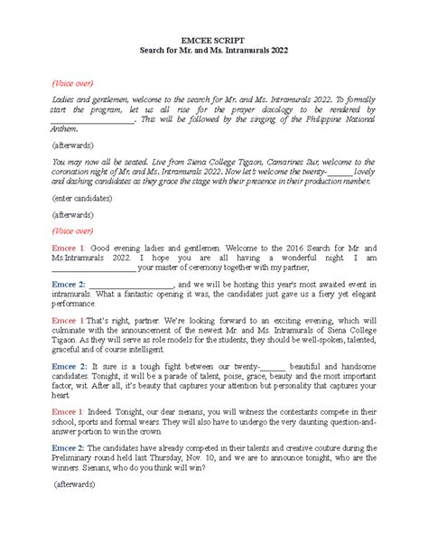 emcee script for intramurals opening program