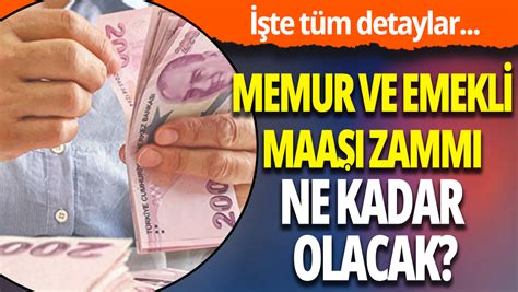 emekli maaşı zammı ne kadar olacak