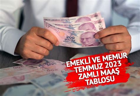 emekli memur zammı son dakika