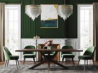 HOME DESIGNING 51 Green Dining Rooms With Tips And