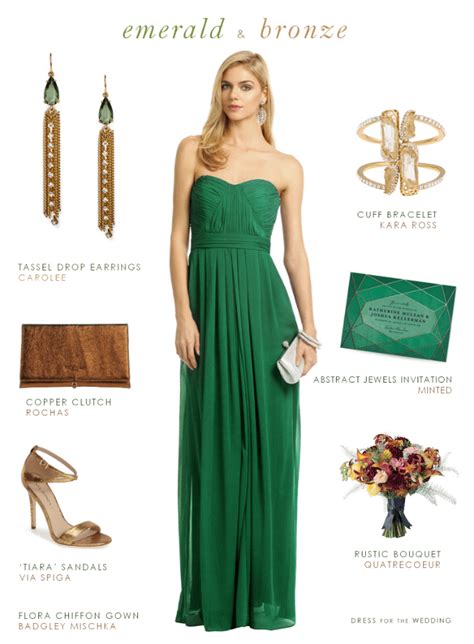 Emerald green for the wedding theme 2015 Emerald green weddings