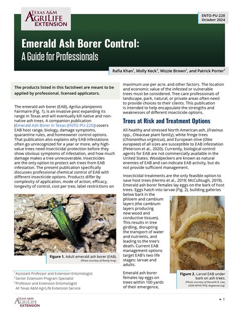 emerald ash borer control methods