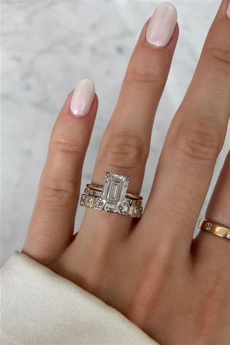 28+ Emerald Cut Wedding Bands