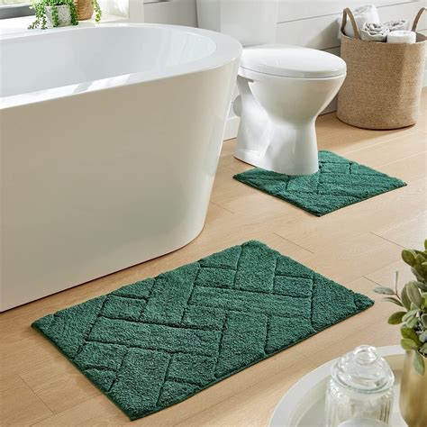 Emerald Green Bathroom Mat