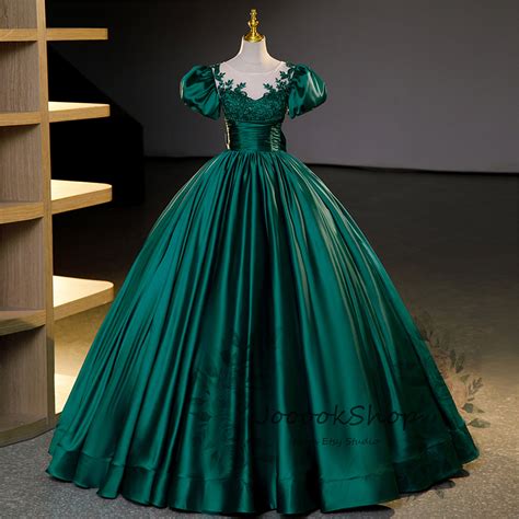 Emerald Green Gown