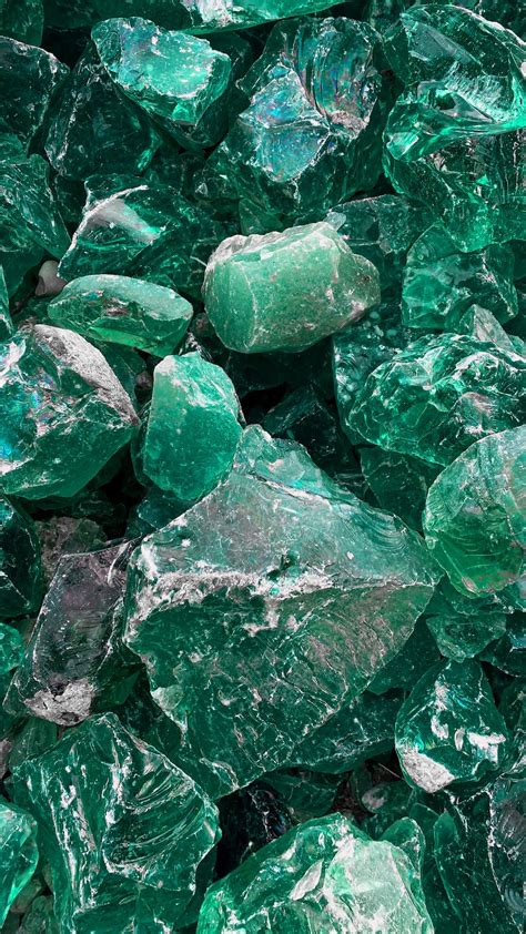 Emerald Phone Background