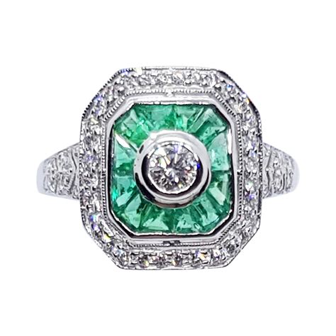 Emerald Ring Settings White Gold