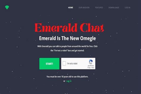 emerald video chat website