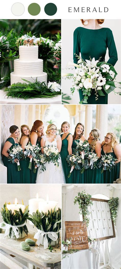 18+ Emerald Wedding Colors