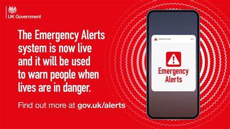 emergency alert gov uk