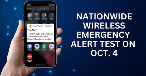Emergency Alert System Cell Phone Test
