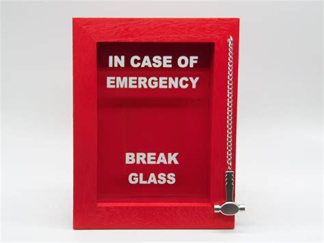 emergency break glass box