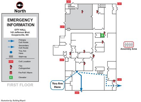 Emergency Exit Route Map