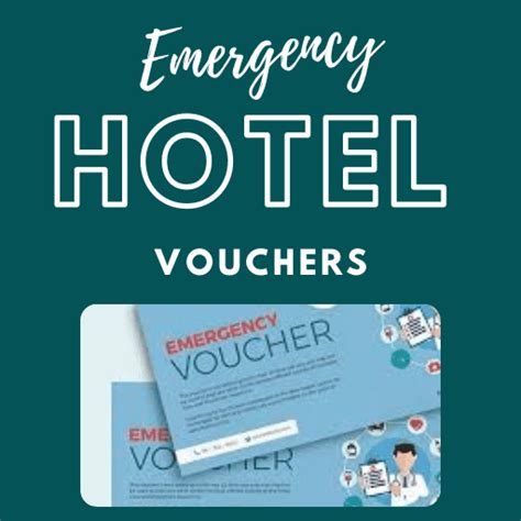 emergency hotel voucher for tonight