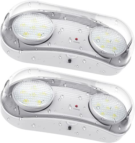 Emergency Light Fixture With Battery Backup