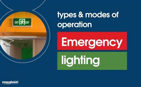 emergency lighting mode of operation code