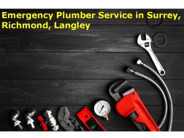 emergency plumber richmond surrey