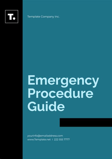 Emergency Procedure Guide Template