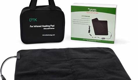 UTK Heating Pad for Lower Back, Far Infrared Heating Pad for Lower Back