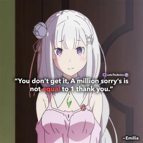 Emilia Re Zero Quotes