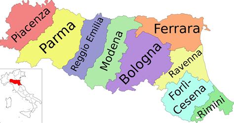 emilia romagna region of italy