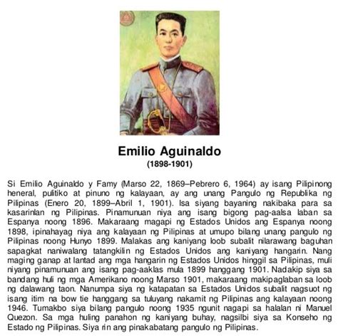 emilio aguinaldo biography tagalog