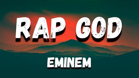 eminem - rap god explicit lyrics