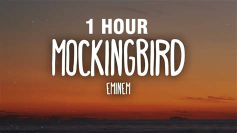 eminem mockingbird 1 hour