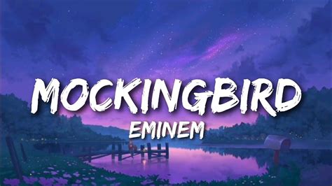 eminem mockingbird text