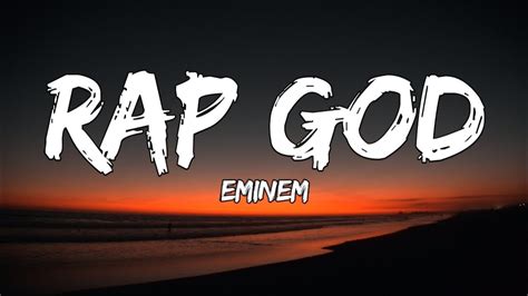 eminem rap god youtube