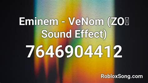 eminem venom id code for amazon music